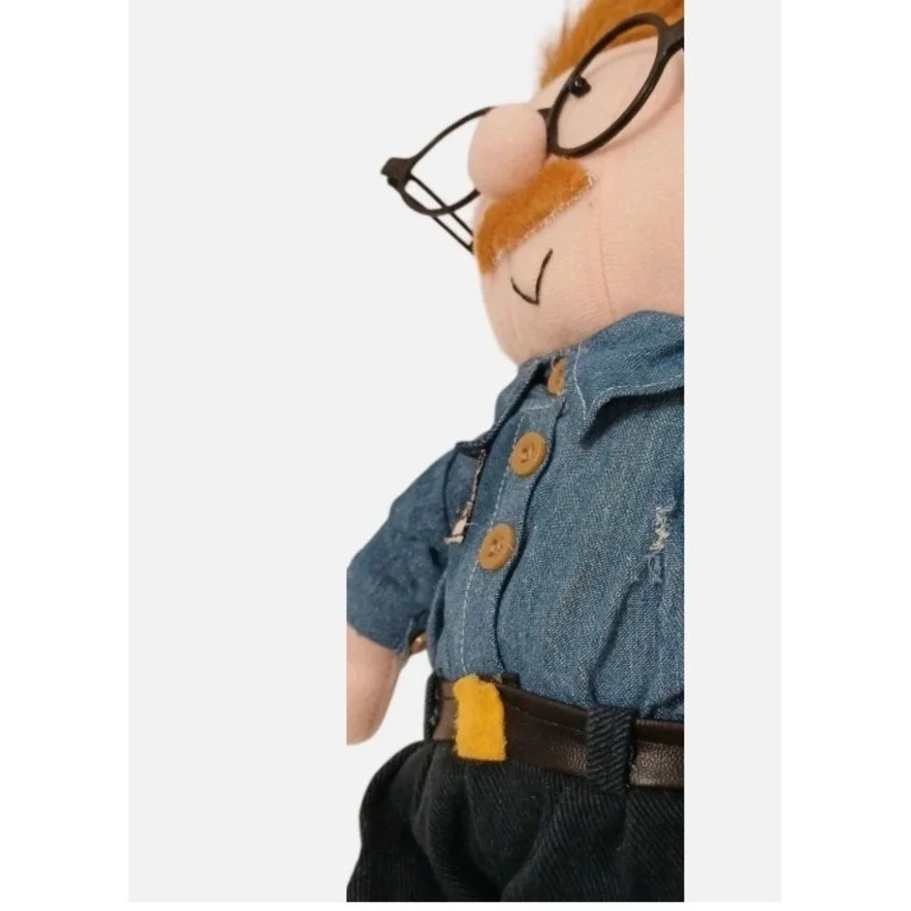 Rare 80s Empire Carpet Guy Doll Elmer Lynn Hauldren Plush Stuffed Toy Glasses